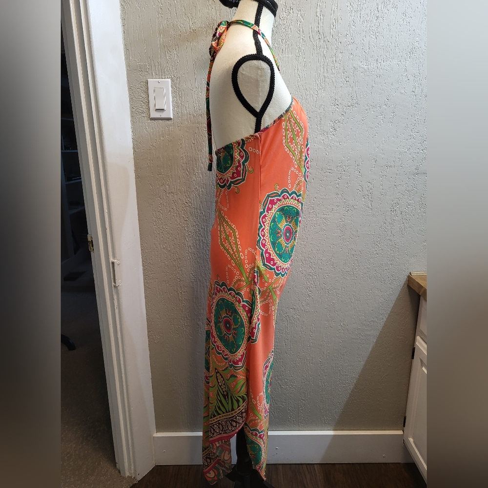 Boho Halter Style Sundress with Mandala Print - Picture 5 of 7